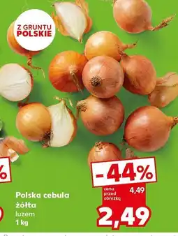 Kaufland Cebula żółta Z gruntu polskie oferta