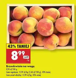 Biedronka Brzoskwinia na wagę Biedronka oferta