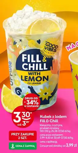 Żabka Kubek z lodem klasyczny, z cytryną Fill & Chill oferta