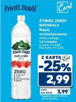 Kaufland ŻYWIEC ZDRÓJ NATURALS Napój aromatyzowany oferta