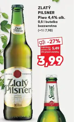 Kaufland ZLATÝ PILSNER Piwo 4,4% alk. oferta
