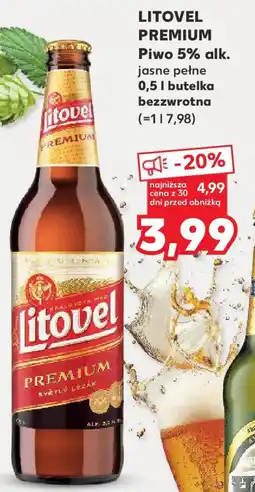 Kaufland LITOVEL PREMIUM Piwo 5% alk. oferta