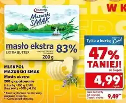 Kaufland Masło ekstra Mazurski Smak oferta