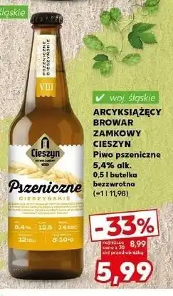 Kaufland Piwo Cieszyn Pszeniczne oferta
