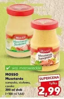 Kaufland Musztarda czeska Mosso oferta