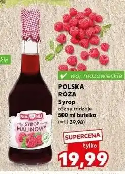 Kaufland Syrop malinowy Polska Róża oferta