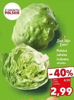 Kaufland Sałata lodowa K-Classic Stąd Takie Dobre! oferta