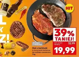 Kaufland Stek z karkówki w marynacie ziołowo- czosnkowej oferta