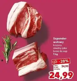 Kaufland Szponder wołowy oferta