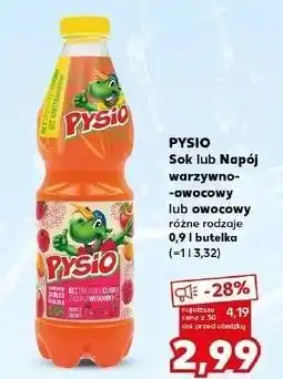 Kaufland Sok marchew-jabłko-malina Pysio oferta