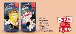 Kaufland Karma dla kota łosoś-pstrąg Purina Felix Crispies oferta