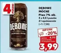 Kaufland Piwo Dębowe Mocne oferta