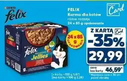 Kaufland Karma dla kota wiejskie smaki w galaretce Purina Felix Sensations Jellies oferta