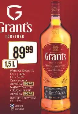 Dino Whisky Grant's Triple Wood oferta