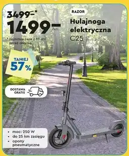 Biedronka Hulajnoga elektryczna c25 Razor oferta