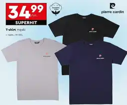 Biedronka T-shirt męski m-xxl Pierre Cardin Paris oferta