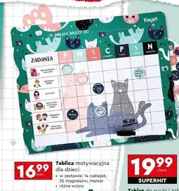 Biedronka Tablica motywacyjna dla dzieci Kayet oferta