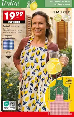 Biedronka Fartuch kuchenny 68 x 91 cm Smukee Kitchen oferta