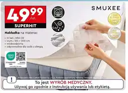 Biedronka Nakładka na materac 160 x 200 cm Smukee oferta