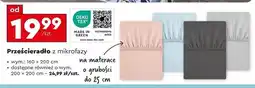 Biedronka Prześcieradło z mikrofazy 220 x 200 cm oferta
