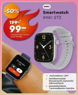 Biedronka Smartwatch st2 Imiki oferta