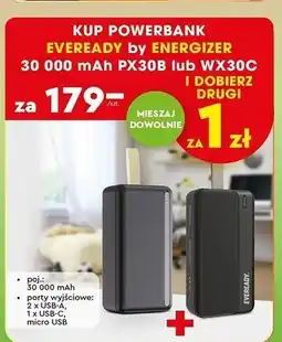 Biedronka Powerbank wx30c Eveready oferta