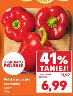 Kaufland Polska papryka czerwona oferta