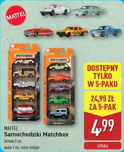 ALDI Samochodziki Matchbox oferta