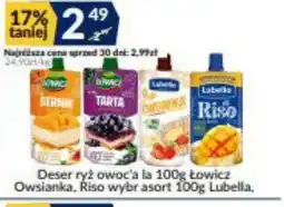 Sużyw Deser ryż owoc'a la 100g Lowicz oferta