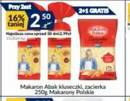 Sużyw Makaron Abak kluseczki, zacierka oferta