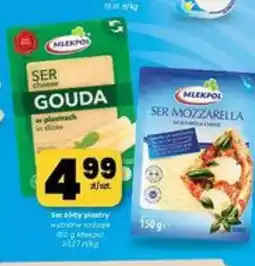 EMMA market Ser żółty w plastrach Mlekpol oferta