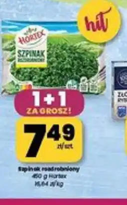 EMMA market Szpinak rozdrobniony Hortex oferta