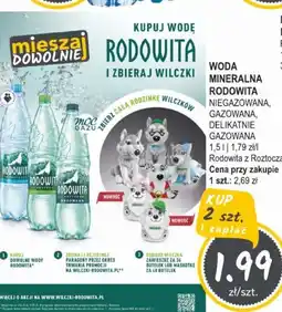 Słoneczko Woda mineralna Rodowita oferta