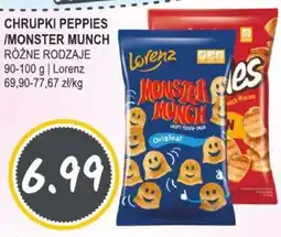 Słoneczko Chrupki Peppies/Monster Munch oferta