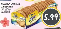 Słoneczko Ciastka owsiane z sezamem Tago oferta