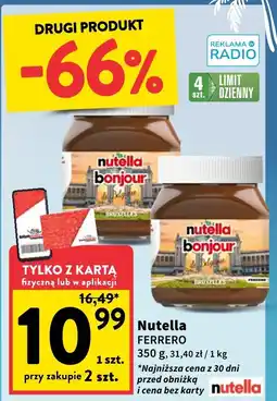 Intermarche Krem Nutella Ferrero oferta