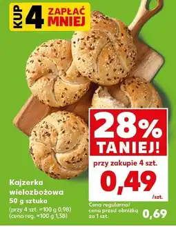 Kaufland Bułka kajzerka wieloziarnista Kaufland oferta