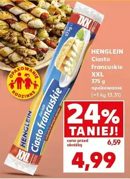 Kaufland Ciasto francuskie Henglein XXL oferta