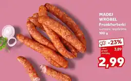 Kaufland Parówki frankfurterki surowe, wędzone MADEJ WRÓBEL oferta