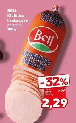 Kaufland Kiełbasa krakowska parzona BELL oferta