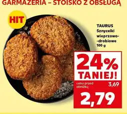 Kaufland Sznycleki wieprzowo-drobiowe TAURUS oferta