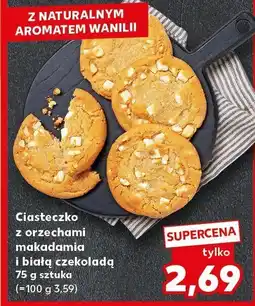 Kaufland Ciasteczko z orzechami macadamia i białą czekoladą Kaufland oferta