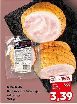Kaufland Boczek od Szwagra rolowany Krakus oferta