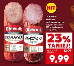 Kaufland Kiełbasa krakowska sucha z szynki Olewnik oferta