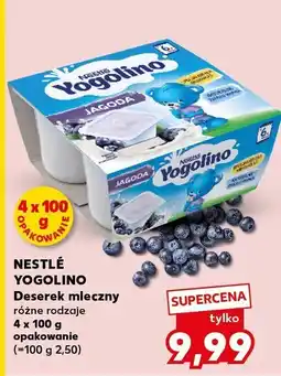 Kaufland Deser mleczny Nestle Yogolino borówka oferta