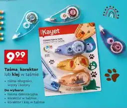 Biedronka Taśma, korektor lub klej w taśmie oferta