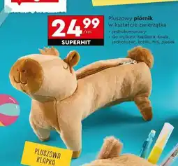 Biedronka Pluszowy piórnik oferta