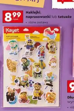 Biedronka Naklejki, naprasowanki lub tatuaże oferta