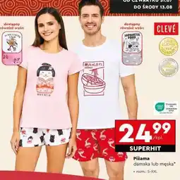 Biedronka Piżama damska lub męska oferta