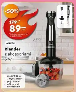 Biedronka Blender z akcesoriami 3 w 1 oferta